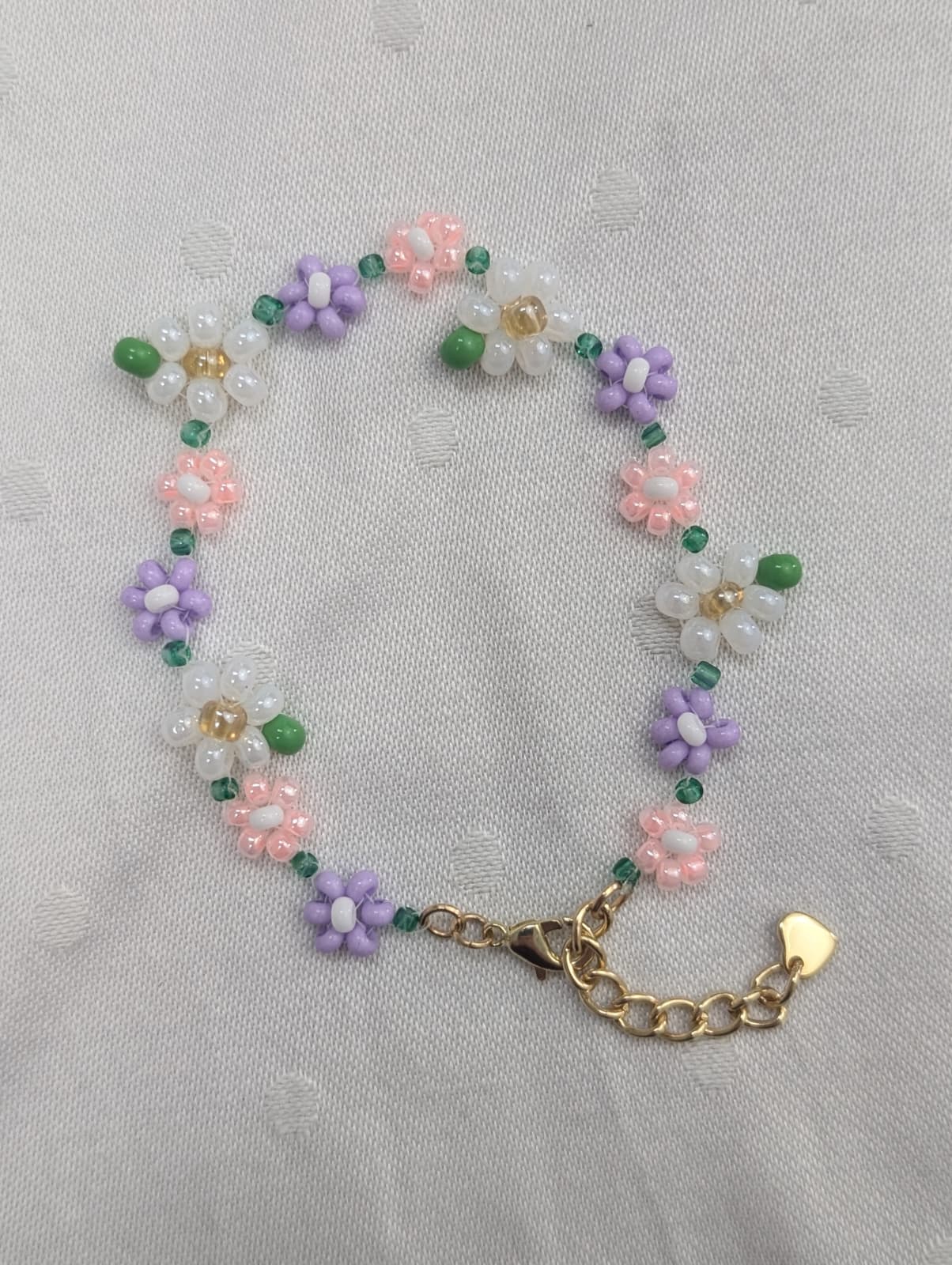 Petal Dance - Faerie Garden Beaded Bracelet