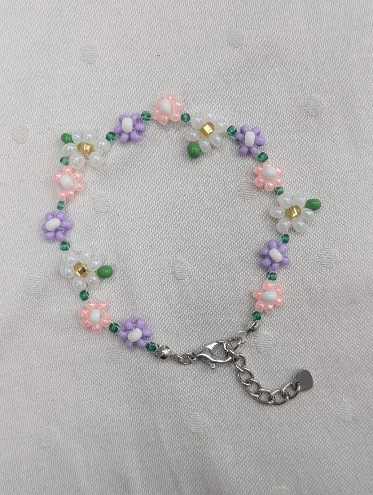 Petal Dance - Faerie Garden Beaded Bracelet