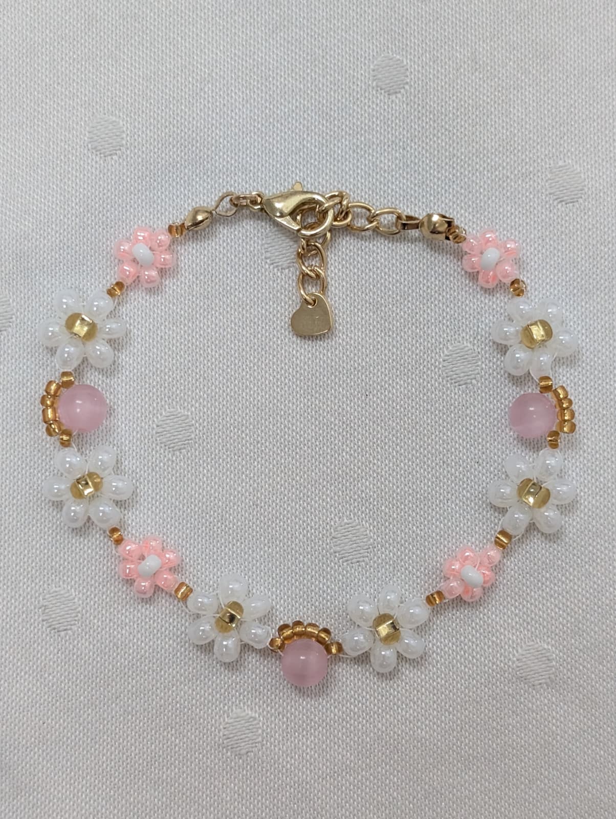 Rose Moon-Moon Blossom Beaded Bracelet