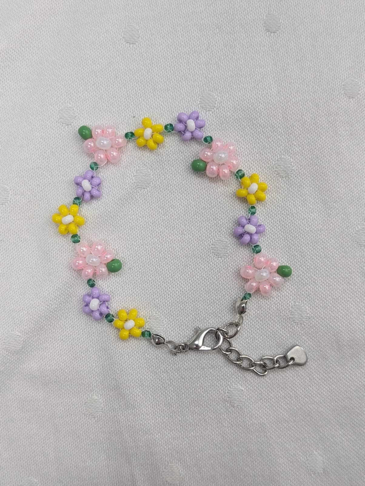 Spring Blush - Faerie Garden Beaded Bracelet
