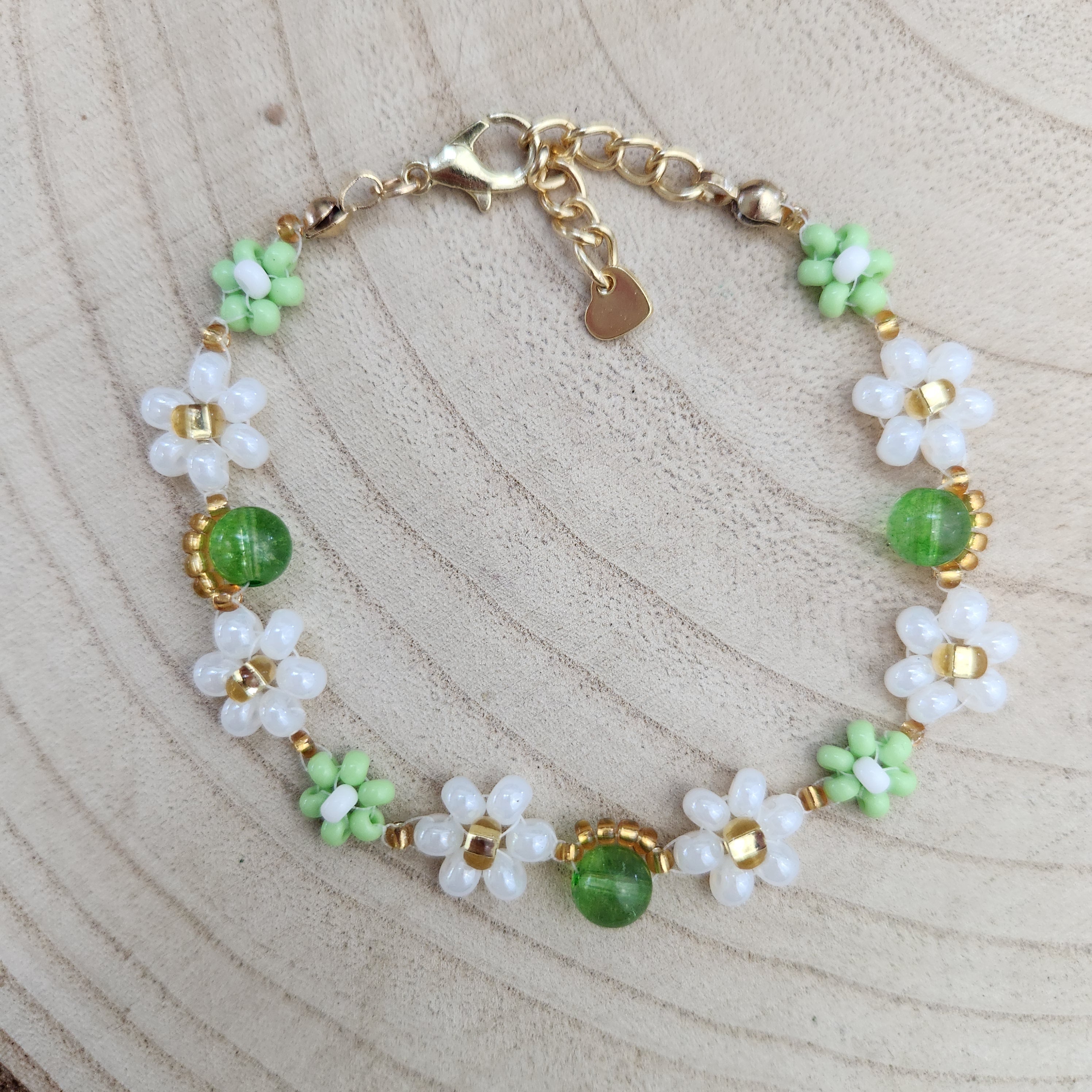Forest Moon - Moon Blossom Beaded Bracelet