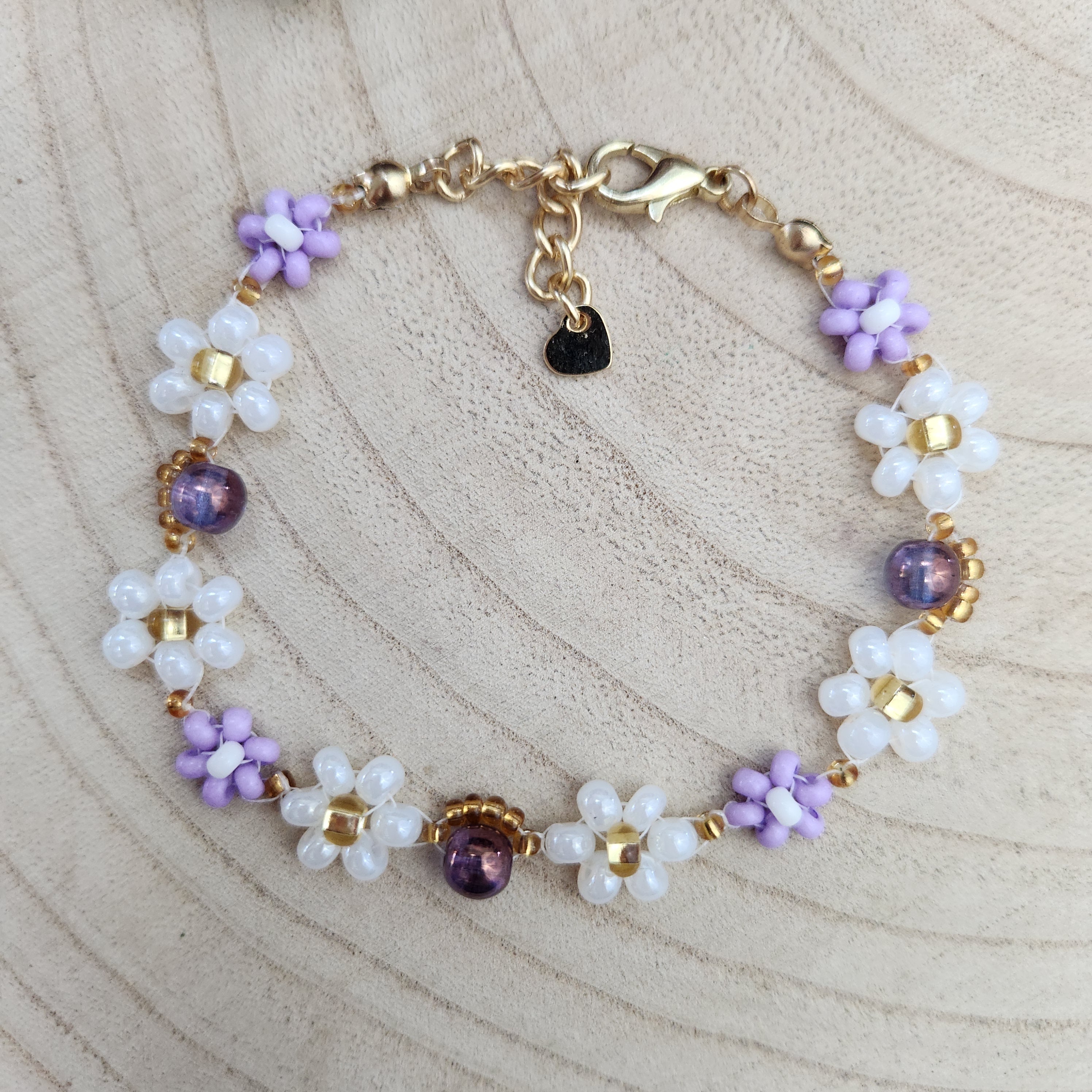 Violet Moon-Moon Blossom Beaded Bracelet